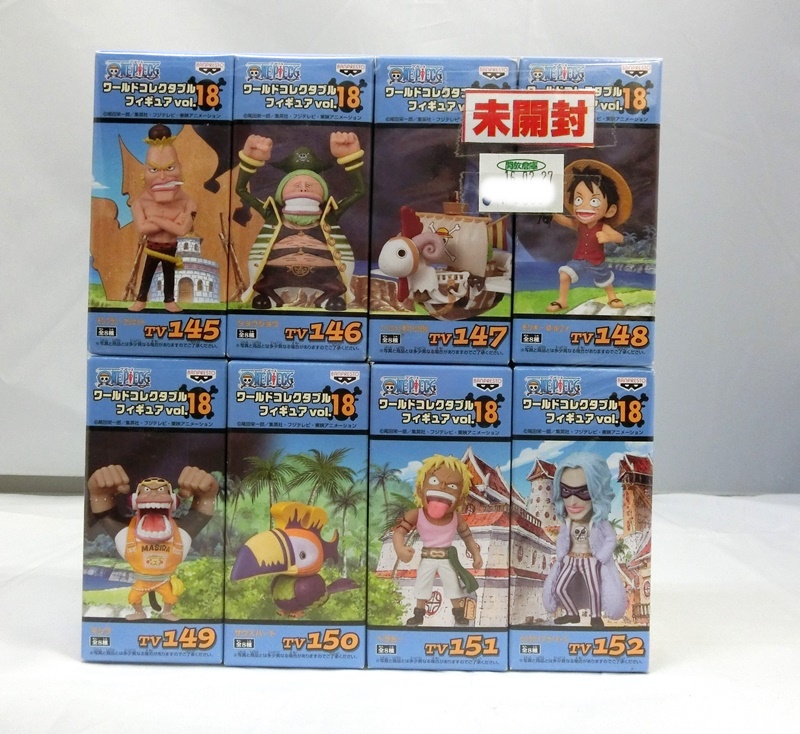 【中古】  ワンピース ワールドコレクタブルフィギュア Ｖｏｌ．18 全８種セット 【出雲店】