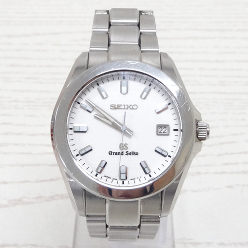【中古】GRAND SEIKO (グランドセイコー) 腕時計 Ref.No:8J56-8020/SS/ホワイト文字盤 《時計/ウォッチ》【山城店】