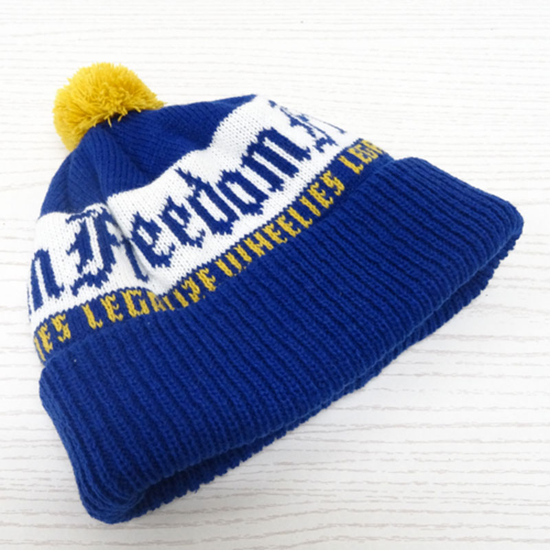 【中古】COOTIE/クーティー/KNIT/CAP/ニット/キャップ/ロゴ/サイズ：F/ルード/ポンポン/ニット帽【アメ村店】