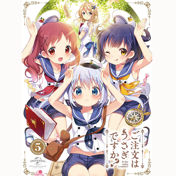 【中古】ご注文はうさぎですか?第5巻   初回限定版/DVD/アニメ【桜井店】