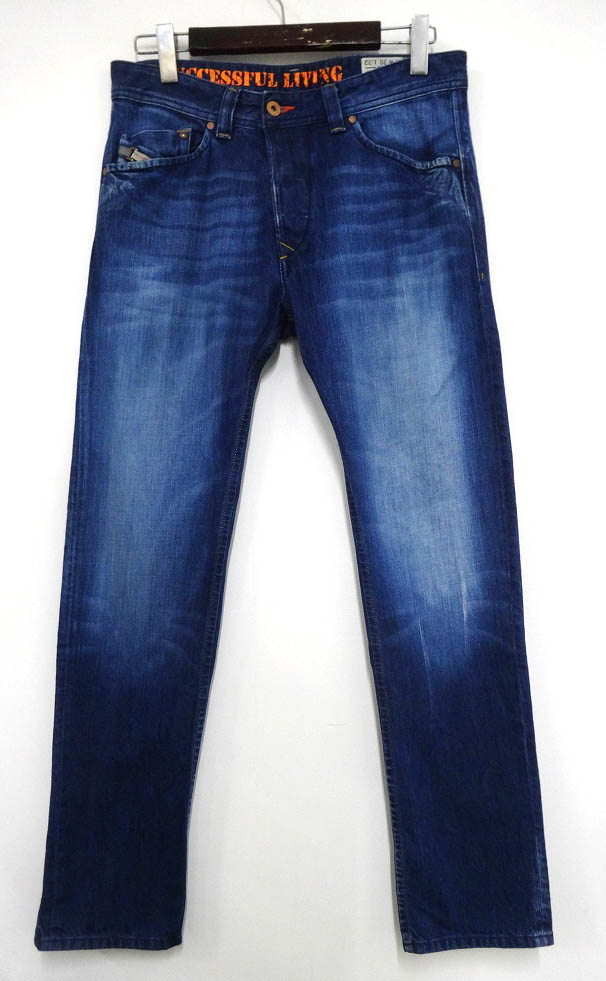 【中古】DIESEL/ディーゼル デニムパンツ ボタンフライ ブルー系/青系 SIZE：30/サイズ：30［117］【福山店】