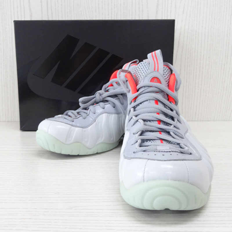 【中古】NIKE/ナイキ/AIR FOAM POSITE PRO PRM ``YEEZY2``/エア フォーム ポジット プロ プレミアム イージー2/616750-003/27.5ｃｍ/国内正規品/カラー：PR PLTNM/PR PLTNM-WLFGRY/色：グレー オレンジ/バッシュ/ストリート/未使用品/【山城店】