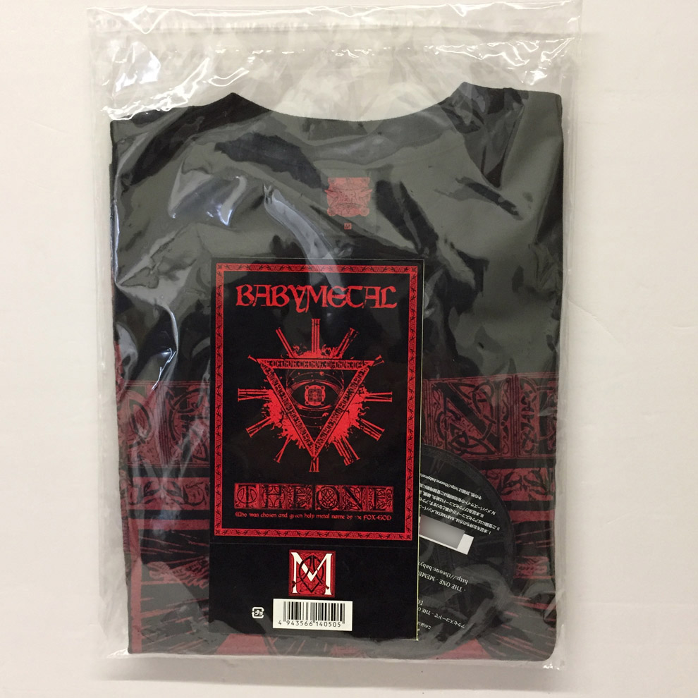 【中古】 BABY METAL 2015 THE ONE WEB限定Teeシャツ サイズ：M 【福山店】