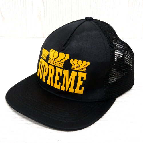 【中古】Supreme シュプリーム Champ Mesh Back 5-Panel チャンプ メッシュ バック 5-パネル/15AW/サイズ：Free/カラー：BLACK/黒/CAP/帽子/ストリート【山城店】