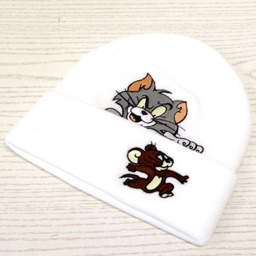 【中古】Supreme シュプリーム Tom＆Jerry Beanie トムとジェリー ビーニー/16AW/国内正規品/サイズ：ONE SIZE/カラー：白/ホワイト/未使用品/帽子/半タグ付き/CAP/キャップ【山城店】