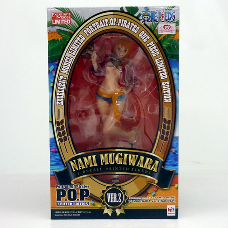 【中古】メガハウス P.O.P LIMITED EDITION ナミ MUGIWARA Ver.2 KANPAI!! ONE PIECE ワンピース/フィギュア【山城店】