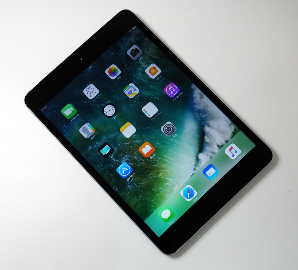 【中古】★ドコモ・残債なし・概ね美品です！★docomo Apple iPad mini2 Wi-Fi+Cellular 32GB ME820J/A スペースグレイ [164]【福山店】