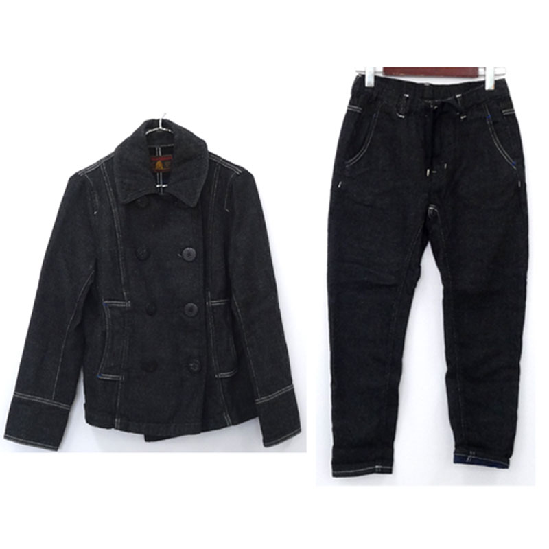 【中古】HYSTERIC GLAMOUR ヒステリック グラマー/セットアップ/品番：0134AC10/サイズ：F/カラー：BLK/HYSTEREC GRAMOUR/ヒステリックグラマー/ジャケット/トップス【山城店】