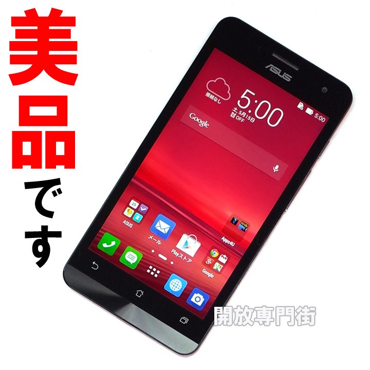 【中古】★人気のSIMフリー！美品です！ ASUS Zenfone5 LTE 32GB レッド T00P A500KL-RD32 【山城店】