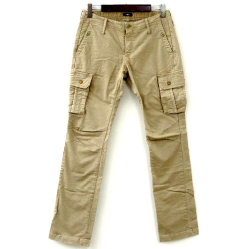 【中古】 TMT ティーエムティー OVER DYE CARGO PANTS ストレッチ カーゴパンツ/品番：TPT-S1611/16SS/国内正規品/サイズ：M/カラー：ベージュ 系/ドメスティック/PT【山城店】