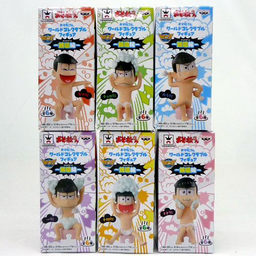 【中古】《未開封》バンプレスト おそ松さん ワールドコレクタブルフィギュア -銭湯編- 全6種セット/ フィギュア【山城店】