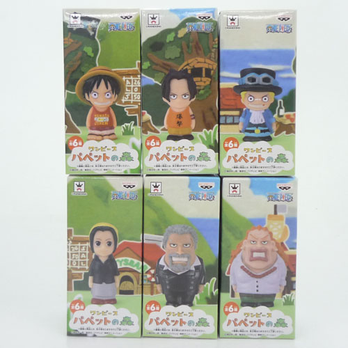 【中古】バンプレスト ワンピース パペットの森 全6種セット ONE PIECE / フィギュア【山城店】