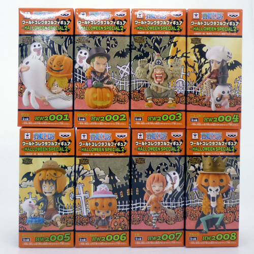 【中古】《未開封》バンプレスト ワンピース ワールドコレクタブルフィギュア ～HALLOWEEN SPECIAL2～ 全8種セット/ ONE PIECE（ワンピース）/フィギュア【山城店】