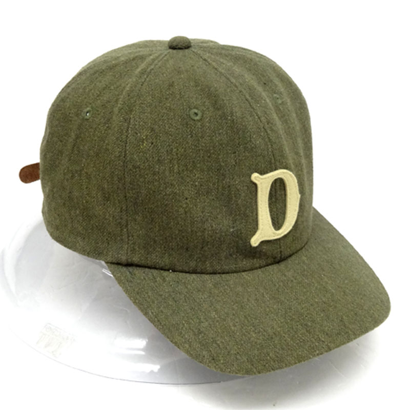 【中古】THE H.W.Dog＆Co/BASE BALL CAP APPLIQUE THE H.W.ドッグ アンド カンパニー/国内正規品/サイズ：Free/カラー：カーキー/帽子/キャップ/ワッペン【山城店】