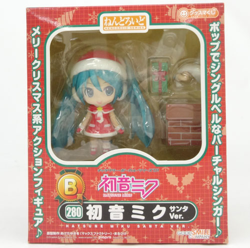 【中古】《未開封》グッドスマイルカンパニー ねんどろいど グッスマくじ 初音ミク B賞 初音ミク サンタVer. / フィギュア【山城店】