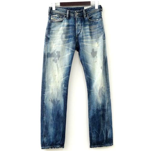 【中古】DIESEL ディーゼル KOOLTER 加工デニム パンツ/国内正規品/サイズ：W28 L30/カラー：インディゴ ブルー 系/ボトム/インポート【山城店】