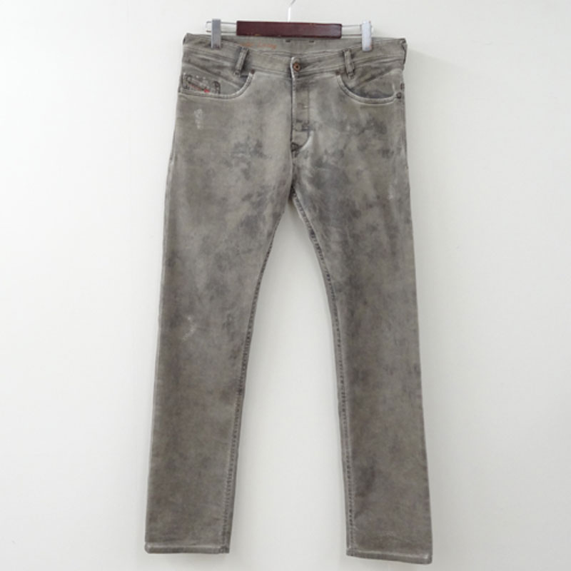 【中古】DIESEL/IAKOP/ディーゼル/ストレッチパンツ/国内正規品/サイズ：W34 L32/カラー：グレー/インポート/ボトムス【山城店】