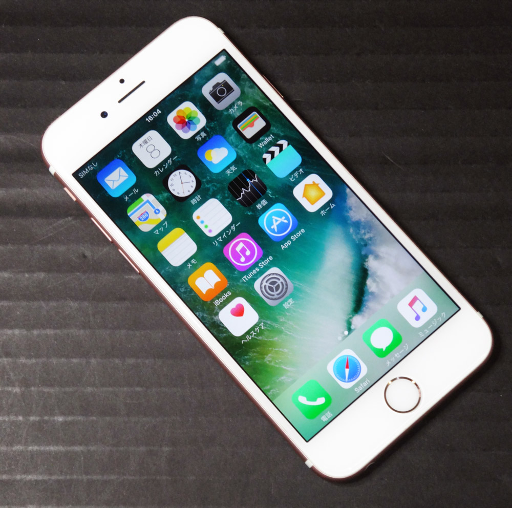 【中古】★au・6ｓ・おまけ付き！☆動作良好サービス品です！★au Apple iPhone6s 64GB MKQR2J/A Rose Gold [163]【福山店】