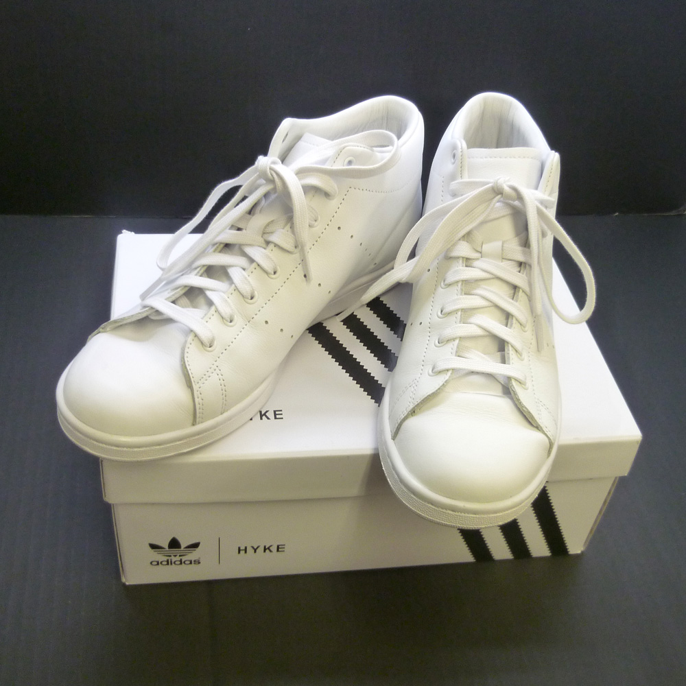 【中古】adidas Originals by HYKE AOH-001 HI スニーカー ホワイト【橿原店】