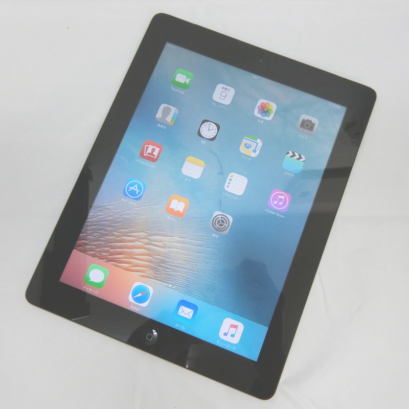 【中古】APPLE 第4世代 iPad Retina Wi-Fi + Cellular 16GB MD522J/A ブラック 白ロム アップル アイパッド  セルラー 【出雲店】