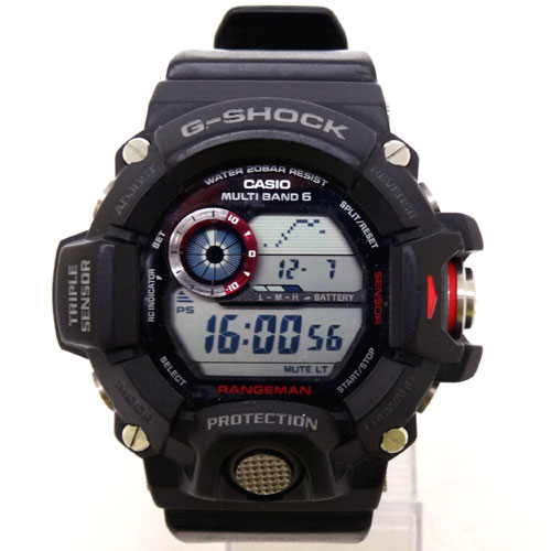 G-SHOCK ジーショック RANGEMAN 腕時計/レンジマン/電波ソーラー/カラー：ブラック/腕時計/ウォッチ