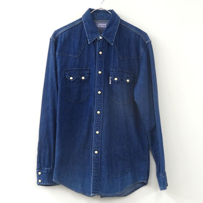 【中古】BLUE BLUE/ブルー ブルー/デニムシャツ/国内正規品/サイズ：2/カラー：インディゴ/長袖/アメセレ/ウエスタン【山城店】