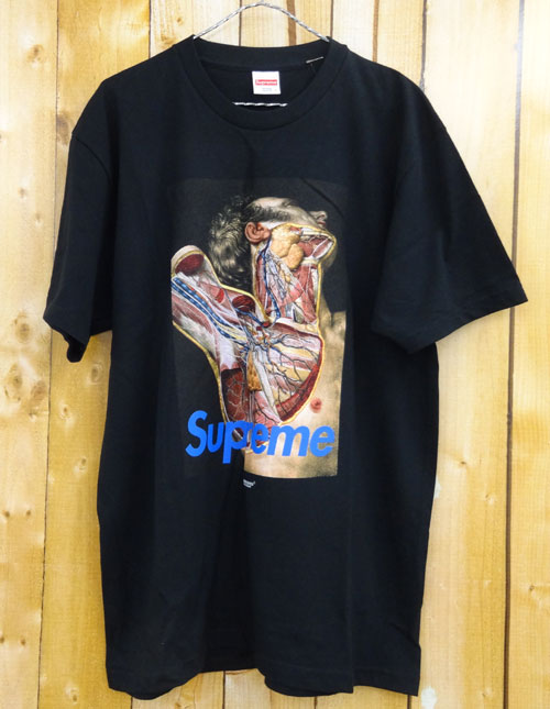 【中古】Supreme × UNDER COVER Anatomy Tee シュプリーム×アンダーカバー アナトミーTシャツ 16AW/サイズ:L/カラー:Black/ストリート/人体模型/カットソー【山城店】