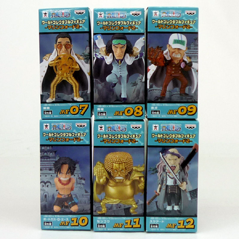 【中古】《未開封》バンプレスト ワンピース ワールドコレクタブルフィギュア -マリンフォード2- 全6種セット ONE PIECE/フィギュア]【山城店】