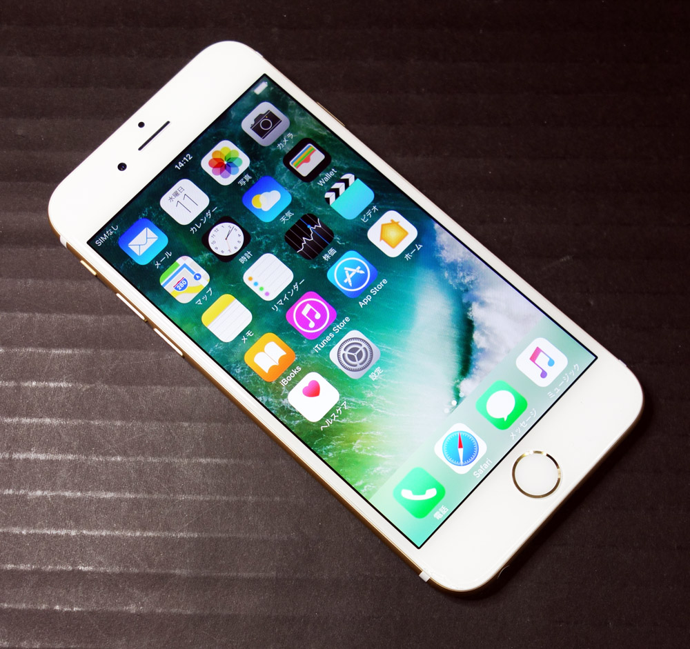 【中古】★au・残債なしの画面美品の良品です！★au Apple iPhone6 64GB NG4J2J/A Gold [163]【福山店】