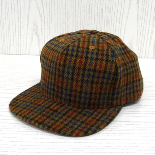 【中古】Supreme シュプリーム Tweed Back Arc 5-Panel Cap ツィード バック アーチ パネルキャップ/14AW/サイズ：Free/カラー：ブラウン 系/ストリート/アーチロゴ/ウール【山城店】