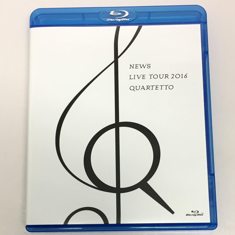 【中古】NEWS LIVE TOUR 2016 QUARTETTO 通常盤 /NEWS 【福山店】