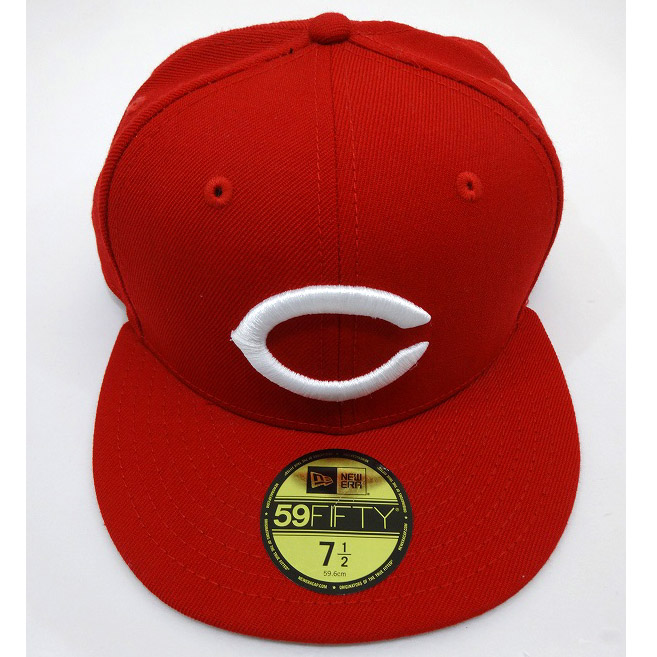 【中古】NEW ERA/ニューエラ 59FIFTY ベースボールキャップ 広島CARP レッド×ホワイト/赤×白 SIZE：7 1/2［121］【福山店】