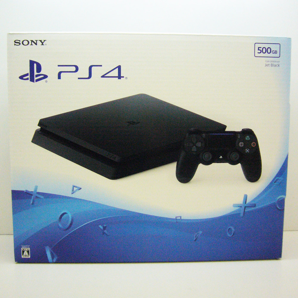 【中古】SONY PlayStation 4 ジェット・ブラック 500GB CUH-2000AB01 【橿原店】