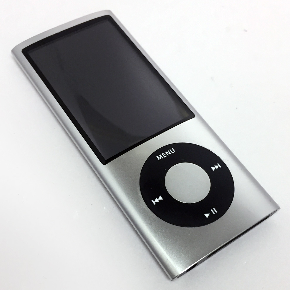 【中古】Apple/アップル iPod nano 16GB 第5世代 MC060J シルバー [169]【福山店】