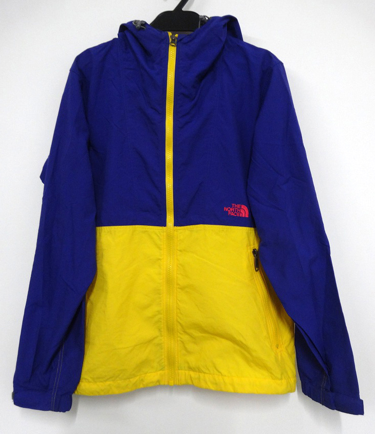THE NORTH FACE、ノースフェイス イエロー ナイロンパーカー