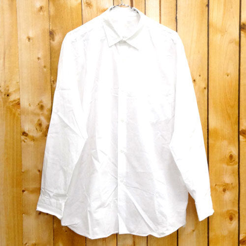コモリ　長袖シャツ　Mサイズ相当　白色　綿100%　空気をまとう服　超美品