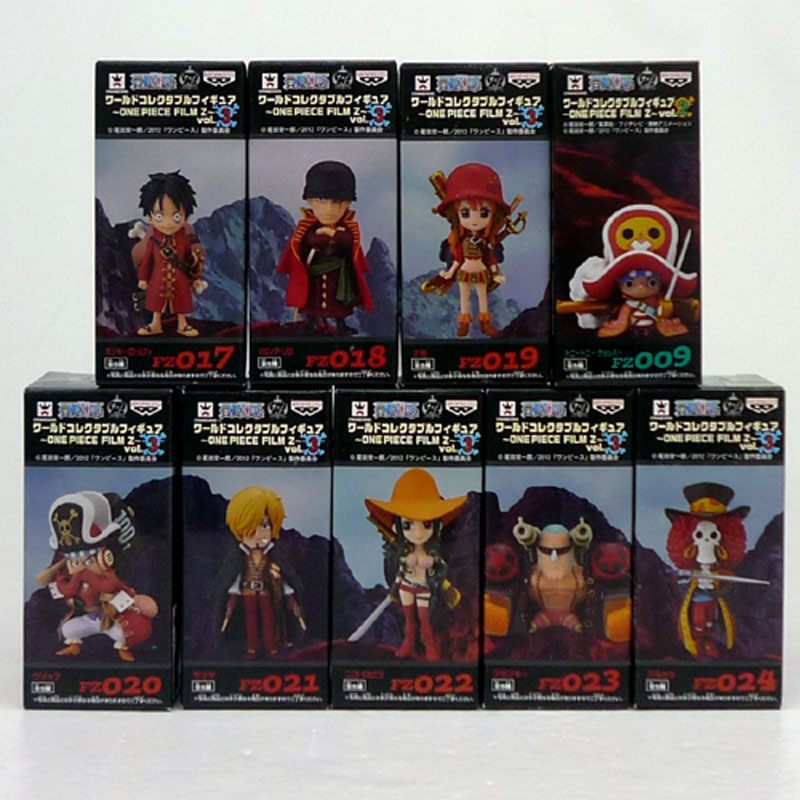 【中古】《未開封》バンプレスト ワールドコレクタブルフィギュア ～ONE PIECE FILM Z～ vol.3 全8種+vol.2 チョッパー の 9体セット ワンピース / フィギュア【山城店】