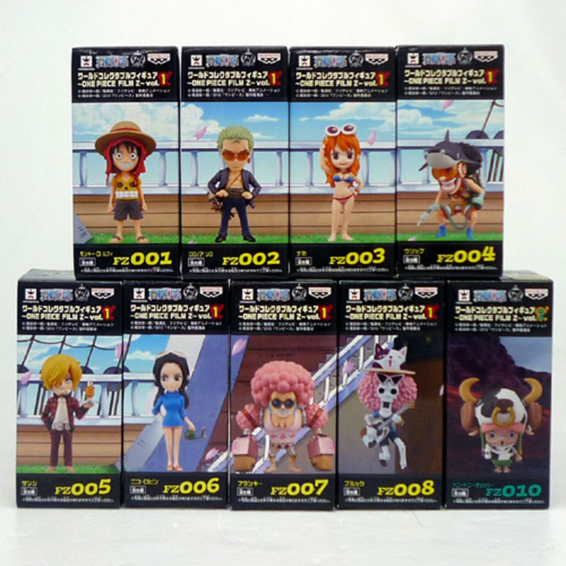 【中古】《未開封》バンプレスト ワールドコレクタブルフィギュア ～ONE PIECE FILM Z～ vol.1 全8種+vol.2 チョッパー の 9体セット ワンピース / フィギュア【山城店】