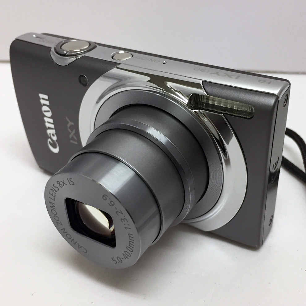 【中古】Canon/キャノン イクシ コンパクトデジタルカメラ IXY130 グレー系 [171]【福山店】