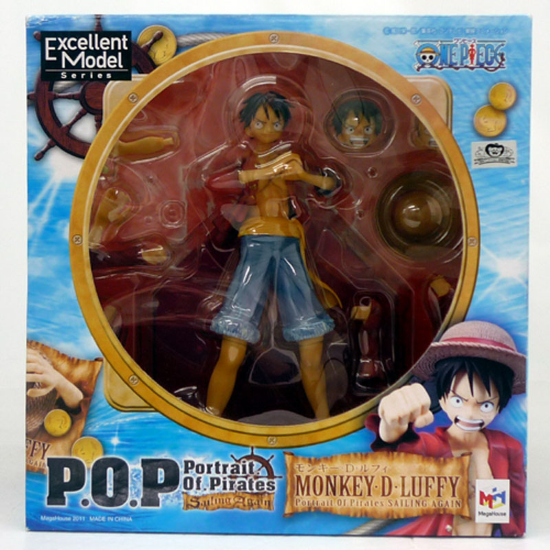 【中古】メガハウス P.O.P Sailing Again モンキー・D・ルフィ ONE PIECE ワンピース  / フィギュア【山城店】