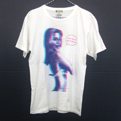 【中古】WACKO MARIA × STIE-Io/T-Shirt/ワコマリア×野口強/半袖 Tシャツ/WMR-NUD-01/11SS/国内正規品/サイズ：XL/カラー：WHITE・白/未使用品/GUILTY PARTIES/PARADISE TOKYO【アメ村店】