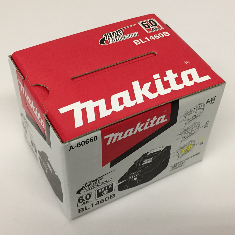 【中古】 makita/マキタ リチウムイオンバッテリ Li-ion BL1460B ブラック [173]【福山店】