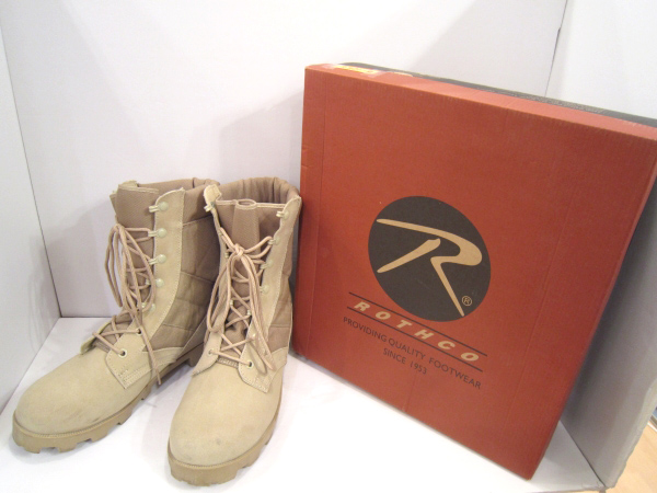 【中古】ロスコ/Rothco Desert Tan Speedlace Boot 5057R デザートタン スピードレース ミリタリーブーツ 編み上げ シューズ 【福山店】