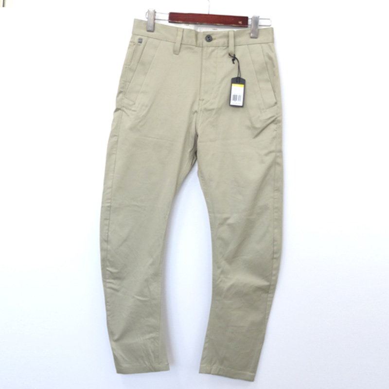 【中古】G-STAR RAW(ジースターロウ) BRONSON TAPERED CHINO 国内正規品/サイズ：W29 L30/カラー：DUNE/ボトムス/コットン/インポート【山城店】