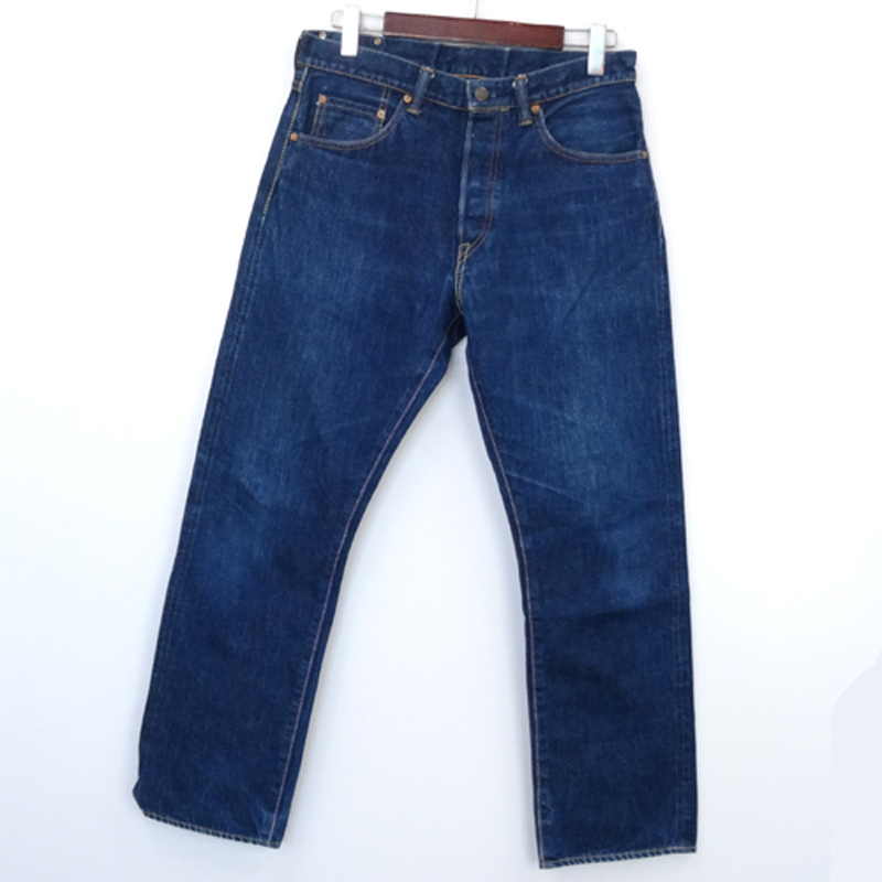 【中古】MOMOTARO JEANS モモタロウ ジーンズ / 銅丹クラシックインディゴスリムテーパード 品番：G004/国内正規品/サイズ：33/カラー：インディゴ/桃太郎ジーンズ/日本製/アメカジ【山城店】