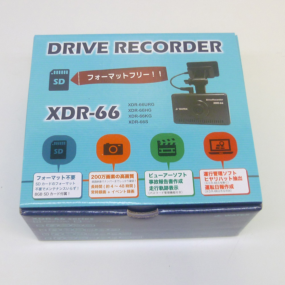 WATEX XDR-66HG ドライブレコーダー 配線タイプ 【橿原店】