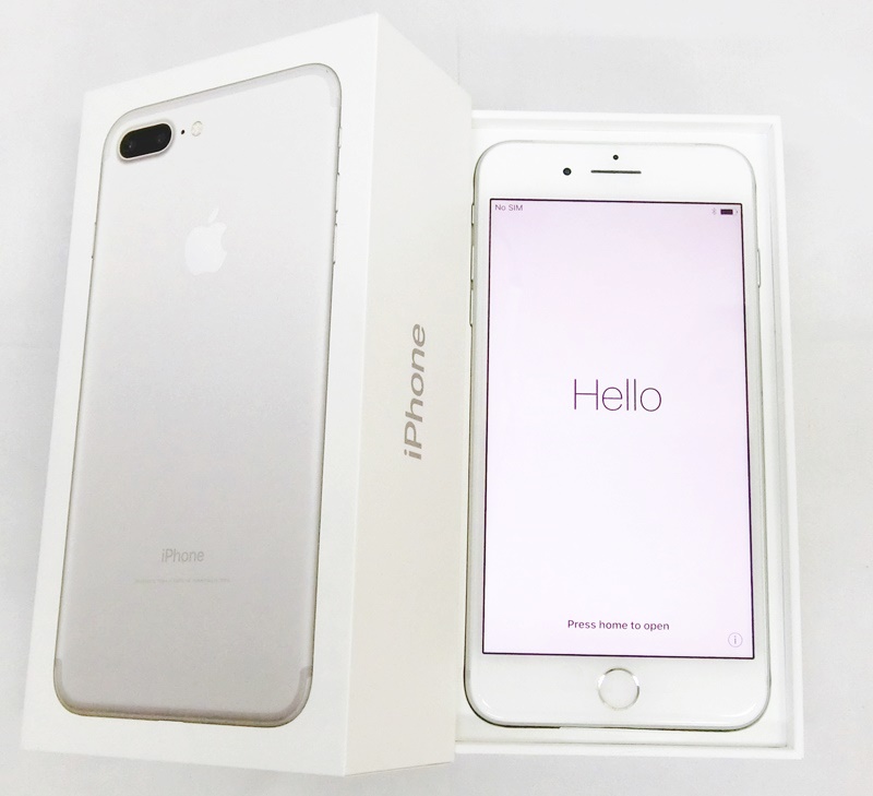 【中古】新品同様の未使用品!!au Apple iPhone7 Plus 256GB MN6M2J/A シルバー【出雲店】