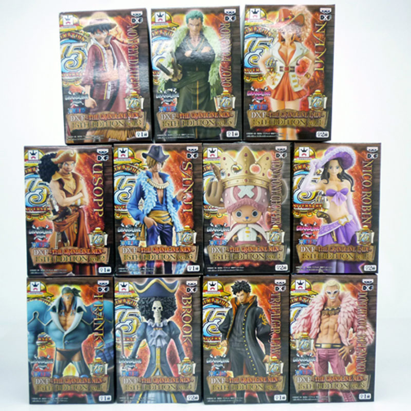 【中古】《未開封》バンプレスト DXF ワンピース グランドラインメン 15th EDITION 麦わらの一味 他 11体セット ONE PIECE /フィギュア【山城店】