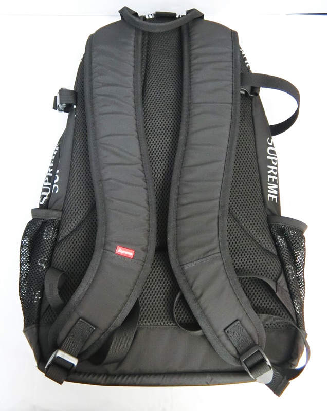 SUPREME シュプリーム 16AW 3M Reflective Repeat Backpack スリーエムリフレクティブリピートバックパック リュック ブラック