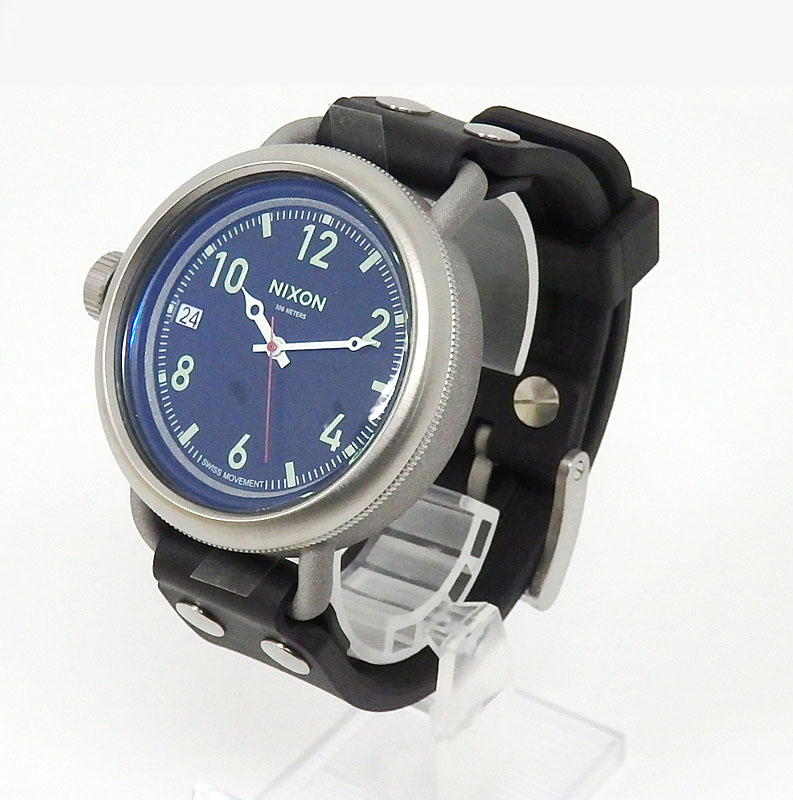 【中古】未使用品/NIXON/ニクソン/THE OCTOBER/オクトーバーブラック/メンズウォッチ/A-488000/30気圧防水/日付表示【米子店】